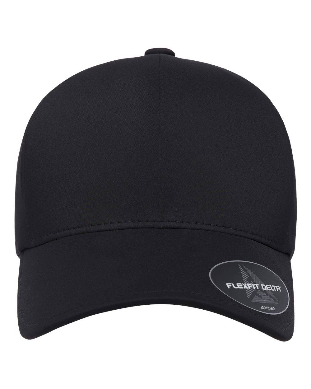 Delta 180 perforated black snapack leather patch hat canada