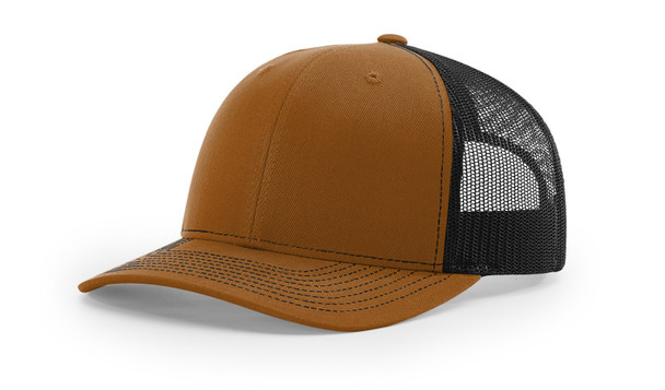 Richardson trucker hats with custom leather patches Canada